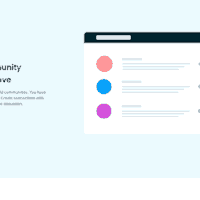 a simple landing page with a traditional top-down flow